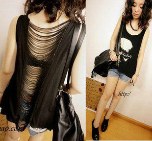 15529宽松短袖t恤新款上衣潮流衣服韩版夜店大码女装