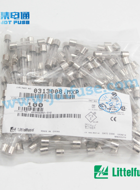 0313008.MXP 力特Littelfuse 一级代理商 玻璃管保险丝6.3*32慢断
