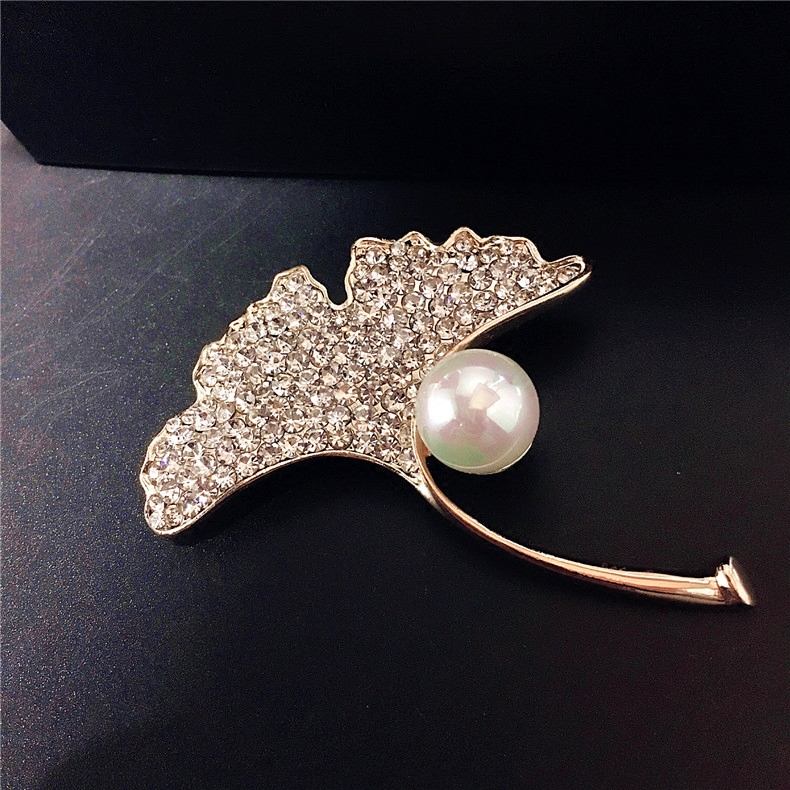Broche femme en Zircon diamant - Ref 1187324 Image 3