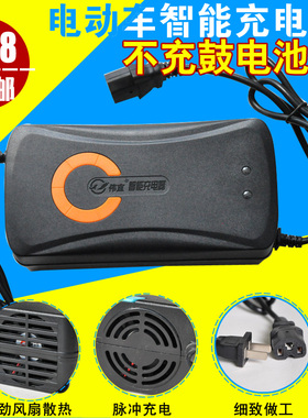 电动车充电器48V12AH48V20AH60V72V新日爱玛雅迪王派捷马立马超威