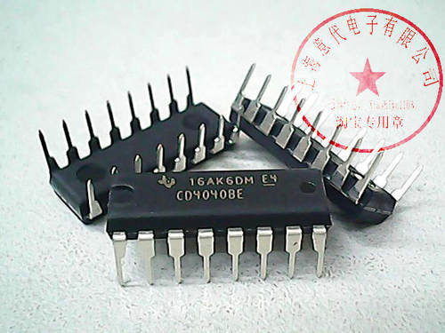 CD4040BE  TI   DIP-16〖正品原装〗赛格市场G332室实体店 现货