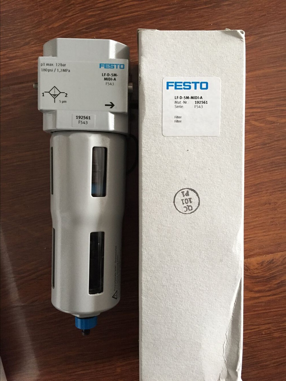 费斯托FESTO过滤器192561全新原装正品LF-D-5M-MIDI-A假一赔十