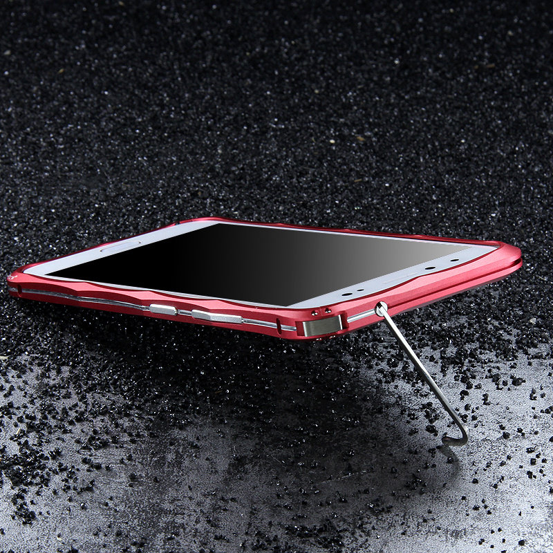 iMatch Slim Light Aluminum Metal Shockproof Bumper with Kickstand for vivo X9