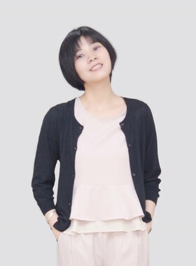 甜美百搭纯棉针织开衫