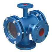 碳钢三通视镜HGS07-115～112 法兰焊接管道 管路视镜DN15-DN150