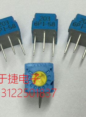GF063P1-B203 单圈精密B20K 203 6P1-58  原装TOCOS 3362P-203
