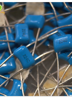 100V224 原装NISSEI 日本日精CBB电容 0.22UF 5%精度 脚距5MM蓝色