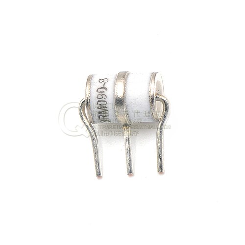 陶瓷气体放电管防雷管3RM090L-8 3脚 90V  8X10 10KA（5只）