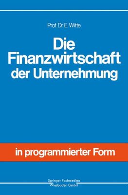 【预售】Die Finanzwirtschaft Der Unternehmung
