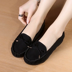 Giày net mới tuổi Bắc Kinh của phụ nữ giày đơn breathable canvas giày thể thao với nhảy vuông chạy non-slip đáy mềm giày thể thao nữ