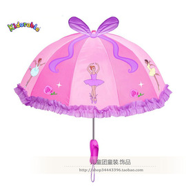 儿童雨伞出口kidorable芭蕾公主女童雨伞 幼儿宝宝公主伞遮阳童伞