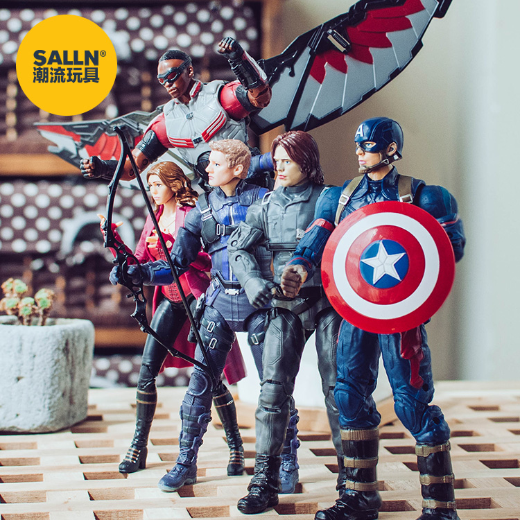 Figurine manga SALLN en PVC serie Marvel Comics Captain America - Ref 2699189 Image 1