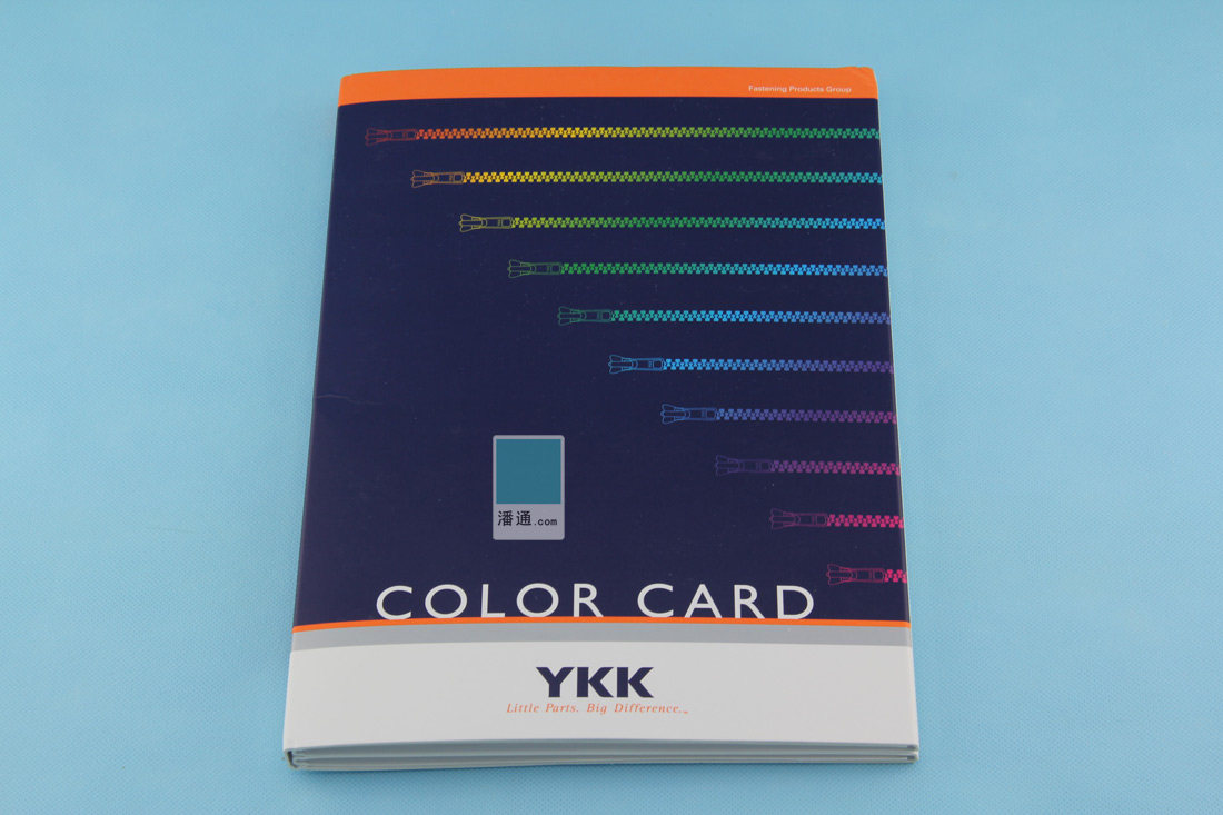 包邮正版日本ykk拉链色卡 国际色卡标准色卡  ykk专用对色卡