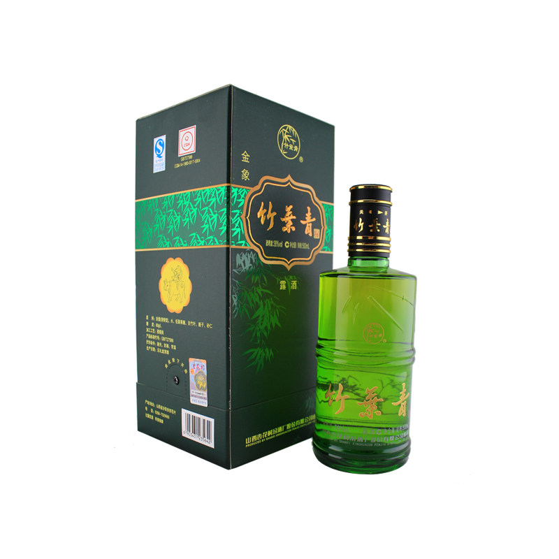 老酒露酒山西汾金象竹叶青38度500ml礼盒装低度国产新款露酒药酒