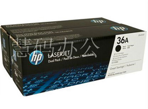 原装 惠普HP CB436A 双装硒鼓 M1120 M1522nf P1505 CB436AF 36A