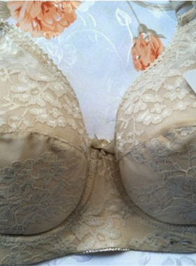 天天特价3件包邮正品宜妮D杯全罩杯薄款加大码有钢圈后扣文胸3328