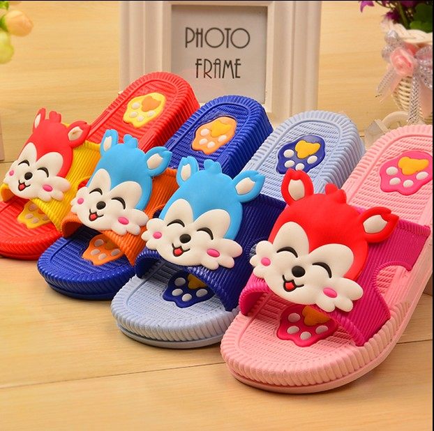 Pantoufles enfants en autre pour été - semelle caoutchouc - Ref 1014320 Image 1