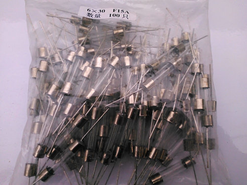 电磁炉保险丝 通用10a12a15a保险管6*30保险丝 一包100个