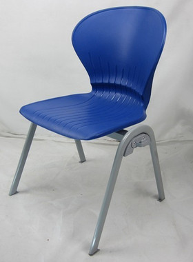 办公家具会议椅 塑胶椅 培训椅  会客椅蓝色接待椅红色办公椅塑胶