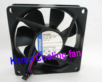 原装德国PAPST 8025 24V 2.4W 8414 NHR 8414NHR散热风扇