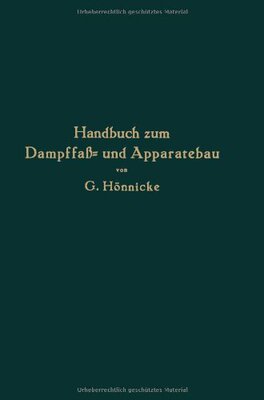 【预订】Handbuch Zum Dampffass- Und Apparatebau