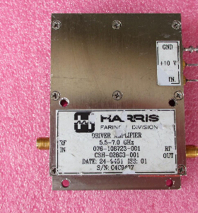HARRIS 驱动放大器 3.8-8GHz 30dBm 1W 46dB 射频微波 功率放大器