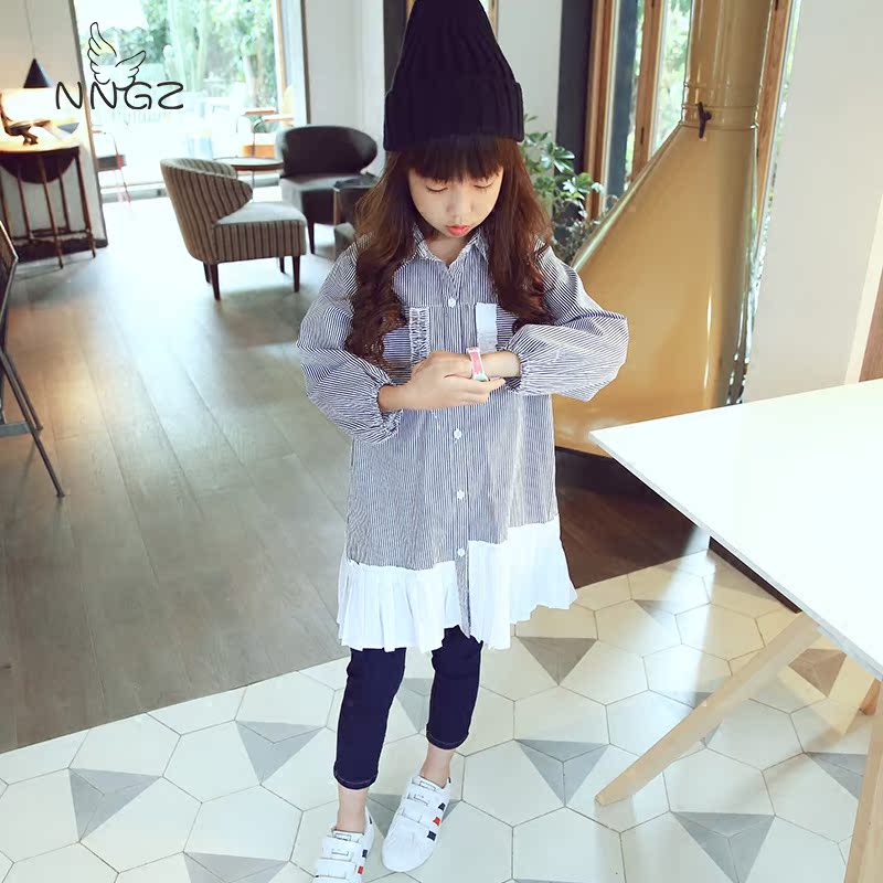 Chemise fille NNGZ à manche longue - Ref 2088661 Image 3