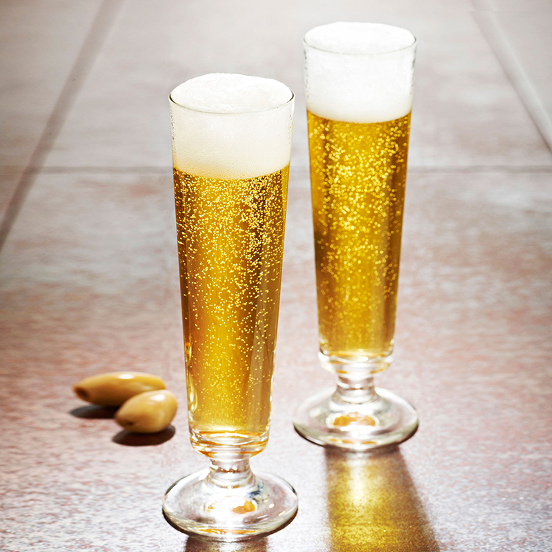 Bỉ nhập khẩu bia thủy tinh pha lê cao thủy tinh đặt bia Pilsen craft bia thủy tinh - Rượu vang