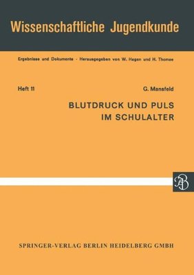 【预售】Blutdruck Und Puls Im Schulalter: Er...