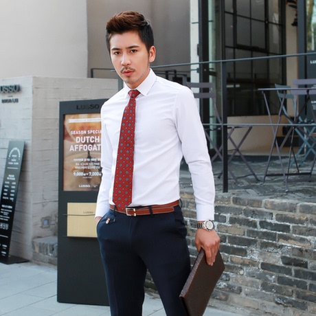 Costume homme en coton pour printemps - Ref 1553858 Image 23