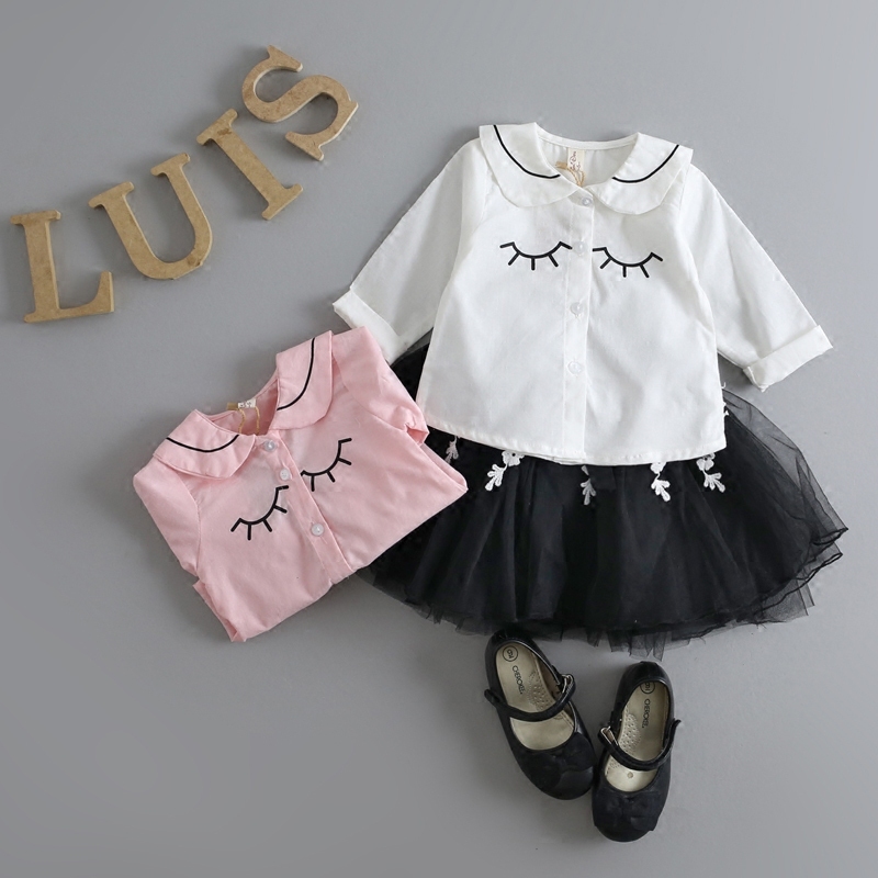 Chemise fille à manche longue - Ref 2086128 Image 1