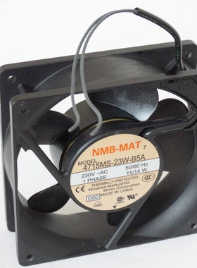 日本NMB 交流220V 12CM 1238工业用散热风扇 4715MS-23W-B5A