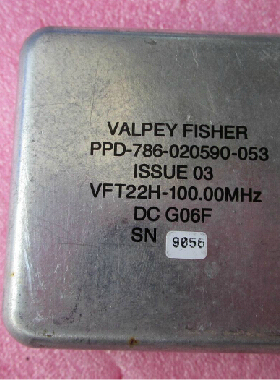 VALPEY FISHER PPD-786-020590 100MHz SMA 12V 射频 EFC恒温晶振