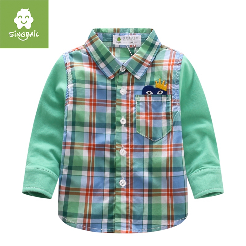 Chemise enfant SINGBAIL à manche longue - Ref 2084319 Image 1