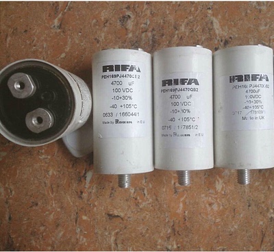 瑞典RIFA力发 PEH169系列 100v4700uf 大电流滤波电容 底部带螺柱
