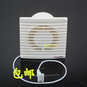 换气扇泰力卫生间卧室排气扇5寸墙壁排风扇开孔玻璃隔墙式通风器