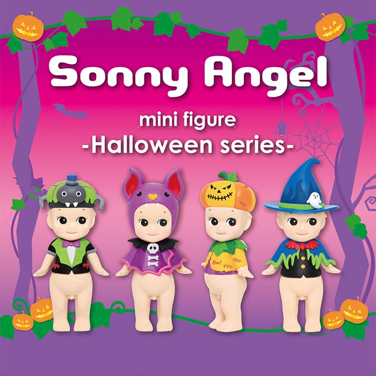 专柜正品Sonny angel丘比特索尼天使娃娃汽车车载摆件 万圣节系列