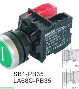 按钮 LA68C SB1-PB35