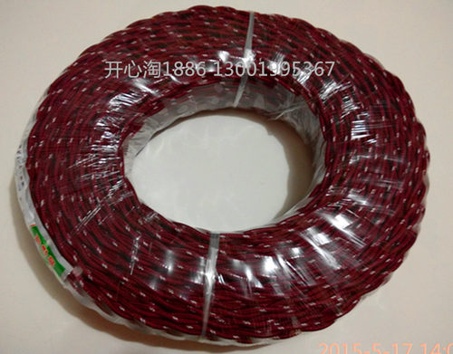 两芯麻花线布电线双绞线