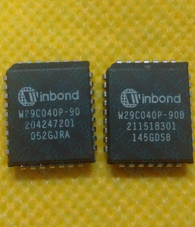 W29C040 W29C040P-90 PLCC32 现货库存 质量保证 测好包上机