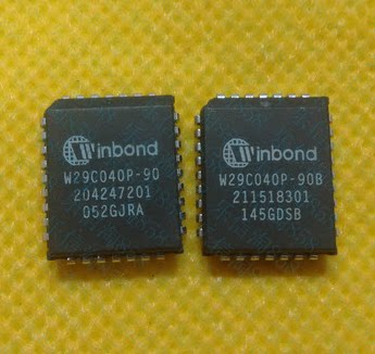 W29C040 W29C040P-90 PLCC32 现货库存 质量保证 测好包上机