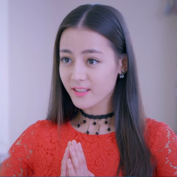 克拉恋人同款迪丽热巴同款高雯同款吊坠项链长短款锁骨珠链女配饰