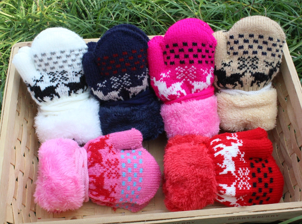 Gants pour fille en acrylique - Ref 2150146 Image 1