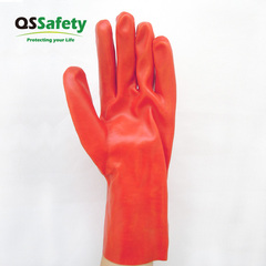 QS bảo hộ lao động bảo hộ lao động Găng tay dài chống axit và kiềm PVC bảo vệ chống hóa chất và axit chống mài mòn câu cá chống thấm nước và chống đâm thủng găng tay sợi