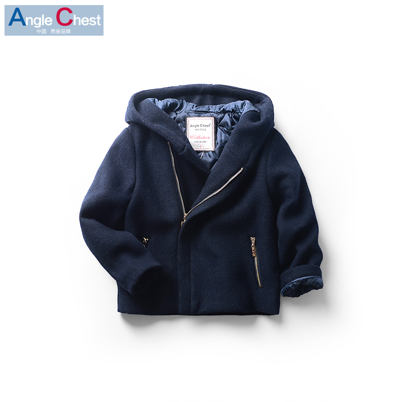 Manteau pour garcon ANGLE CHEST en laine - Ref 2161332 Image 1