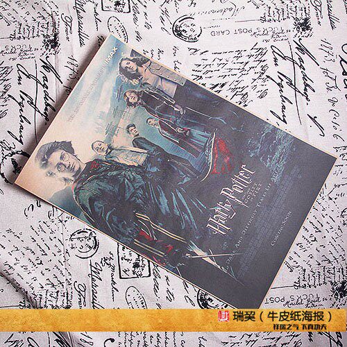 哈利波特电影海报原版哈4哈利波特与火焰杯海报harry potter4