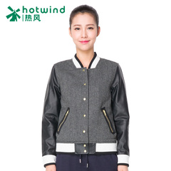 Hot spring and autumn new products women's tide baseball uniform collar short coat Korean little Jacket Women 07H5703