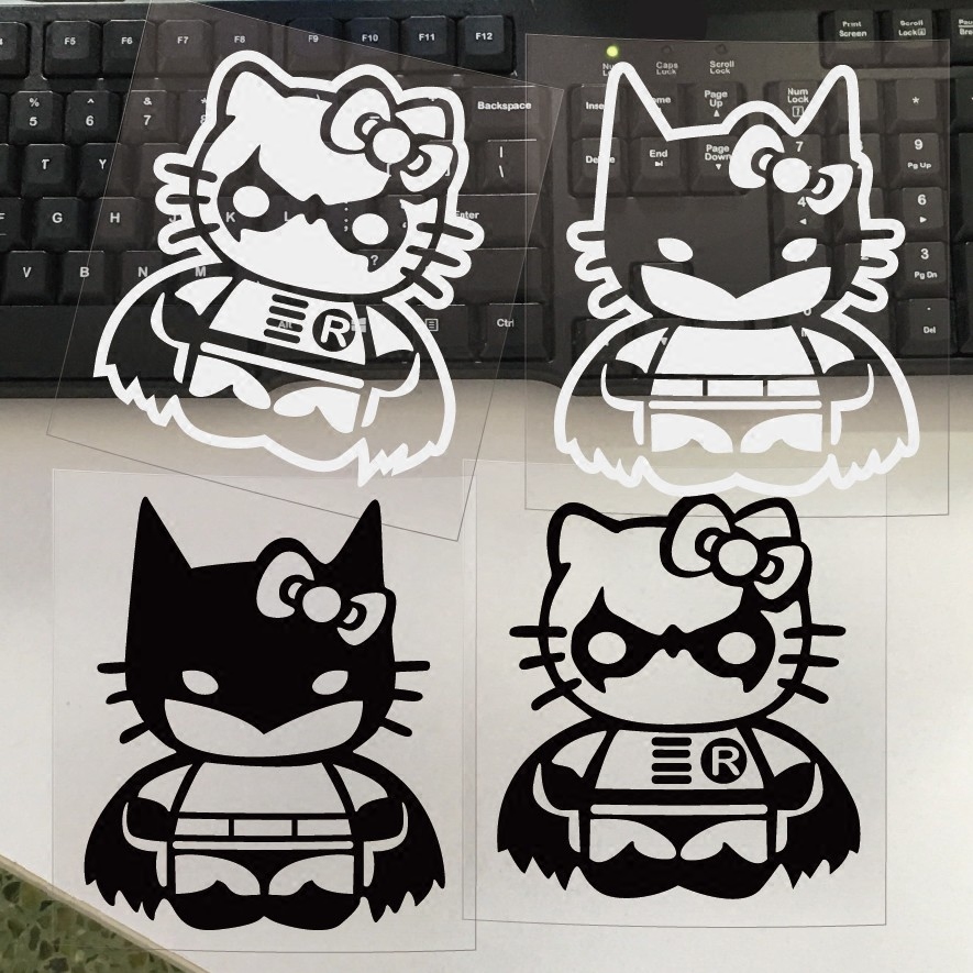 汽车贴纸蝙蝠侠摩托车电动车