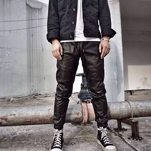 Pantalon cuir homme - Ref 1491649 Image 1