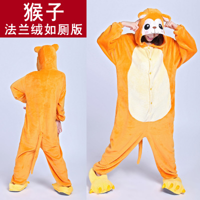 卡通家居服动物连体睡衣